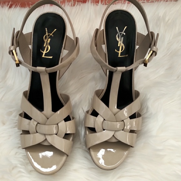 Yves Saint Laurent Shoes - *SOLD* 💯Authentic YSL T-Strap Tribute Sandals